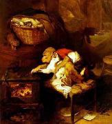 Sir Edwin Landseer The Cats Paw USA oil painting artist